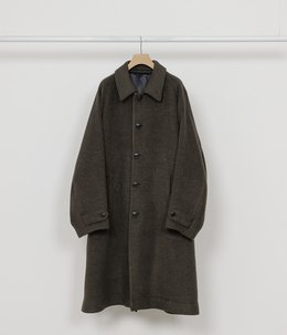 【予約】WALK AROUND OVERCOAT -WOOL SILK DOUBLE CLOTH-