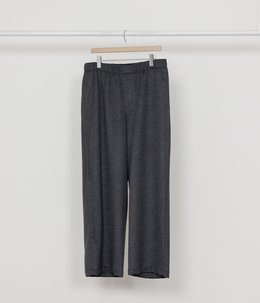 【予約】WIDE CYLINDER FIT EASY PANTS -WOOL SILK CASHMERE BEAVER-
