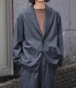 【予約】別注 STROLL AROUND JACKET -2/60 WOOL TROPICAL MELANGE-