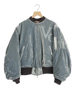 VC VELVET PUFFER BOMBER JACKET