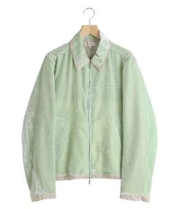 UNEVEN VELVET JACKET