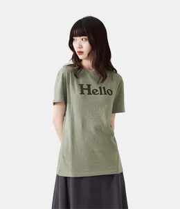 MADISONBLUE/マディソンブルー】HELLO クルーネック Tシャツ｜Deuxieme