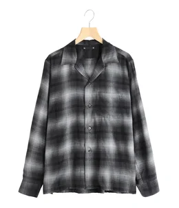 T.Rayon Ombre Open Collar Shirt