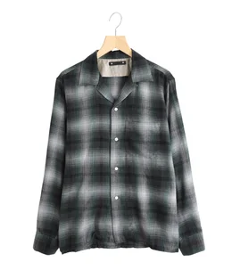 T.Rayon Ombre Open Collar Shirt