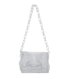 【レディース】Transparent Sculptural Mini Chain Bag | Mame 