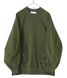 【レディース】Coeding Embroidered Oversized Sweatshirt