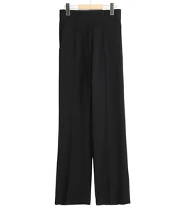 【レディース】Acetate Polyester High Waisted Center Creased Suit Trousers