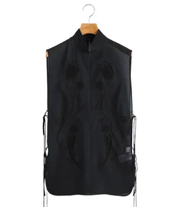 【レディース】Sheer Embroidery Vest