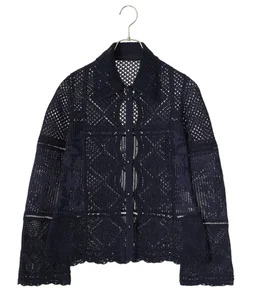【レディース】Cotton Lace Knitted Cardigan