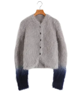 【レディース】Fur Knitted Cardigan