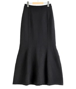 【レディース】Shirring Jersey Jacquard Flare Skirt