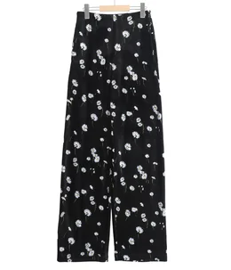 【レディース】Velour Jersey Floral Trousers