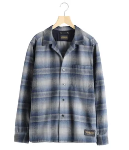PENDLETON W.Plaid Open Collar SH
