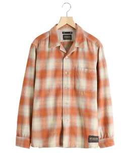 PENDLETON W.Plaid Open Collar SH