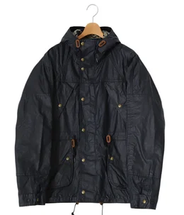 THOMPSON JKT-LINED-COAT COTTON OIL CLOTH