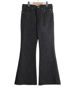 MODERN DENIM PANTS FLARED CUT