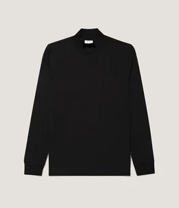 LS BRUSHED MOCK NECK