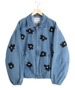 Floral Hand Embroidery Blouson