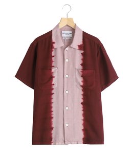 Hand Dye Open Collar SS Shirt