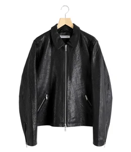 BoTT Sparkle Leather Jacket レザージャケット L-SASK レザージャケット｜ブラック｜ウィメンズ｜DIESEL