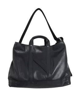 L.LEDZ / L.レッズ ( ブラウンコアカウレザー ショルダートートバッグ )