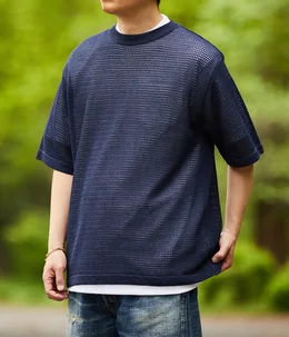 別注 SUMMER KNIT CREW NECK SHORT SLEEVE | BATONER(バトナー