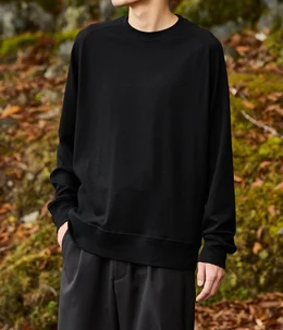 別注  Cotton/Wool Crew Neck T-shirt