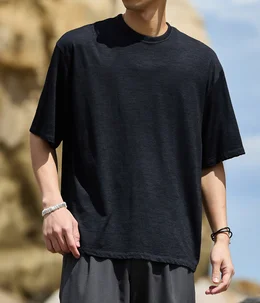 別注 U Merino 150 Vintage Dye SS Tee