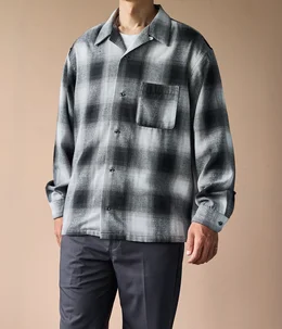 【予約】別注 Flannel Check Loop Collar L/S Shirt