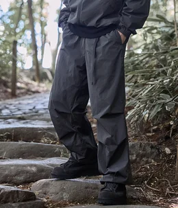 別注 Dope Dyed Rip-stop Wide Pants