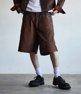 別注 WAX CORDUROY SHORTS