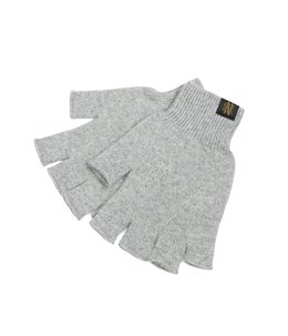 【予約】【別注】CASHMERE FOX HALF FINGER GLOVES