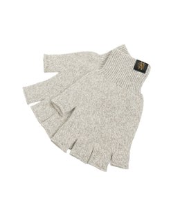 【予約】【別注】CASHMERE FOX HALF FINGER GLOVES
