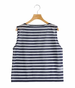 【レディース】BOAT NECK SLEEVELESS P.O.
