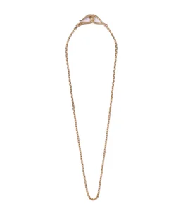 18K GOLD INFFINITY HOOK CABLE CHAIN, MEDIUM, 50cm