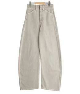 【レディース】HIGH WAISTED CURVED PANTS