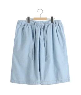 SHAWSHANK CHAMBRAY GATHERED SHORTS