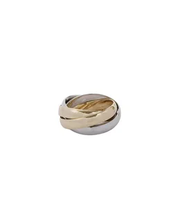 GOLD PLATINUM IV RING