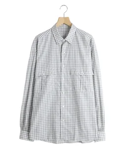 ROLL UP HEATHER GINGHAM CHECK SHIRT (GIZA 120/2) | PORTER CLASSIC