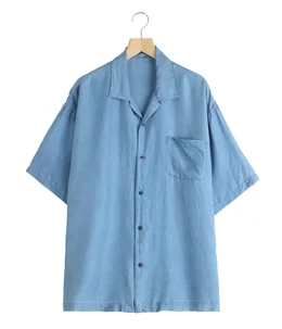 H/W INDIGO SILK SHIRT