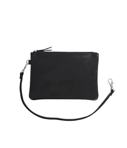 POUCH（NAPPA）- BLACK -