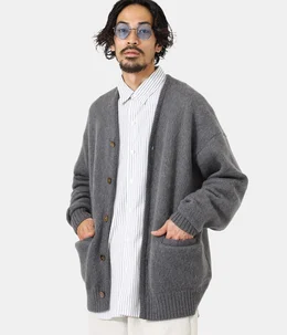 今気になるPORT BY ARK (ポートバイアーク)の「Mohair Cardigan