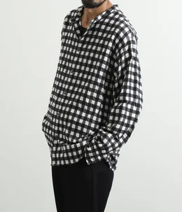 Crew Neck Shirt - dobby cloth -
