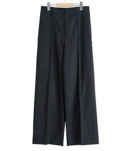 レディース】WOOL TROPICAL PIN TUCK EASY PANTS | ATON(エイトン