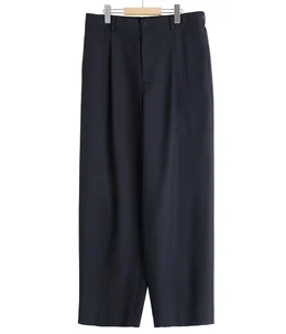 WOOL TROPICAL LOOSE FIT PANTS