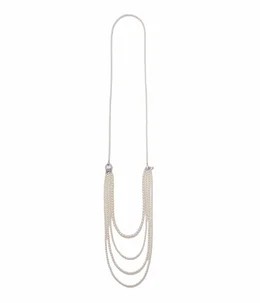【レディース】Multi Long Neckless- Artificial Pear