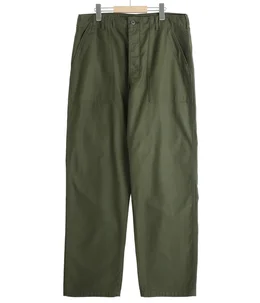 Cotton Back-Sateen Baker Pants (Wide Tapered)(One Wash)