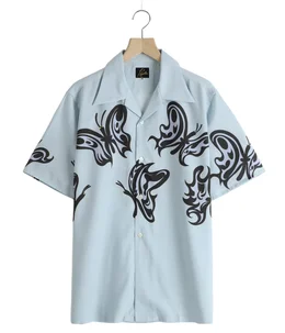 Needles x Kae Tanaka S/S One-Up Shirt - KT Papillon