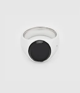 Oval Polished Black Onyx M