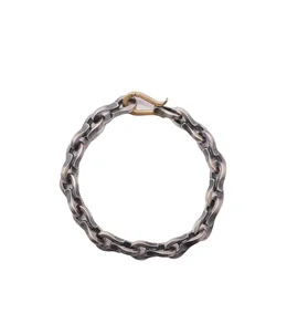 REFINE METAL CHAIN BRACELET M SV All short hook K18YG